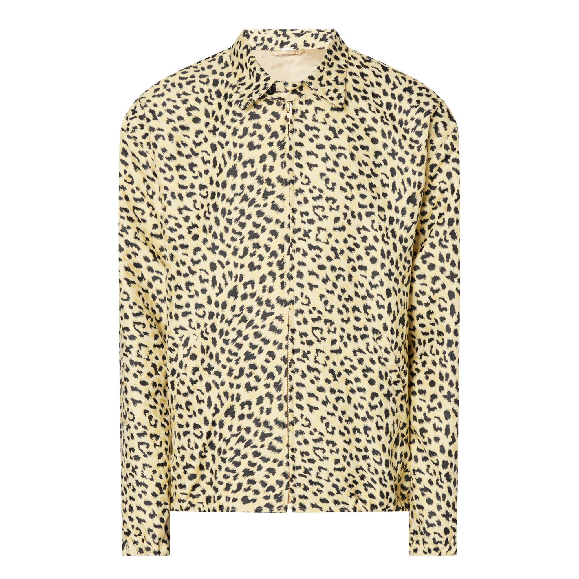 Leopard Print Blouson Jacket